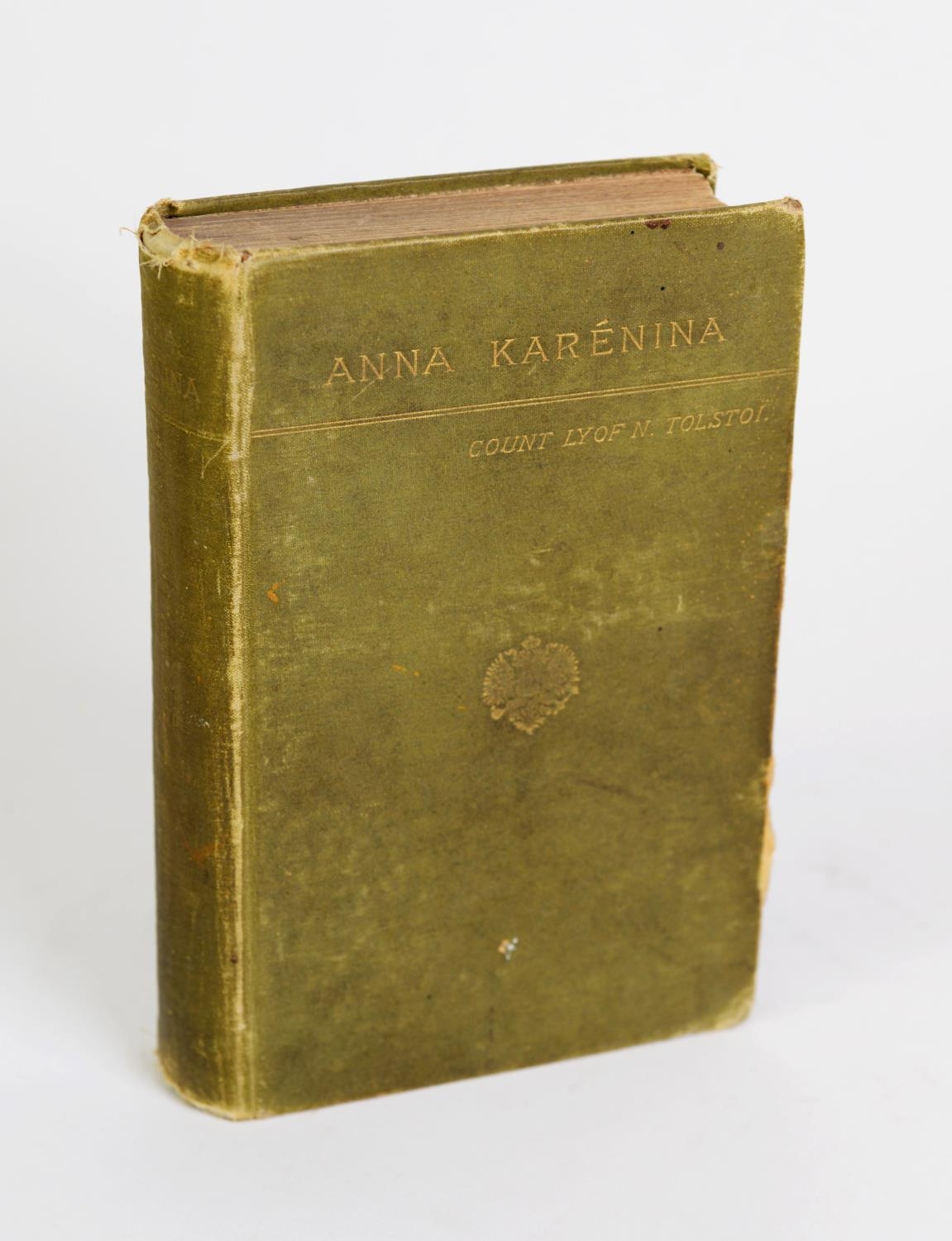 Count Lyof N Tolstoi (LEO TOLSTOY) - Anna Karenina, This particular copy missing the title page,