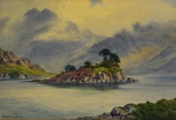 DONALD A PATON (EDWARD HORACE THOMPSON) (1879-1949) PAIR OF WATERCOLOURS Views in the Lake