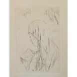 PIERRE BONNARD (1867-1947) ETCHING ‘Girl Reading’ 7” x 4 ½” (17.8cm x 11.4cm) Certificate of