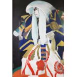 BERNARD (TWENTIETH CENTURY) PASTEL Samurai Warrior Signed 29 ¾” x 21 ¾” (75.5cm x 55.3cm)