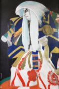 BERNARD (TWENTIETH CENTURY) PASTEL Samurai Warrior Signed 29 ¾” x 21 ¾” (75.5cm x 55.3cm)