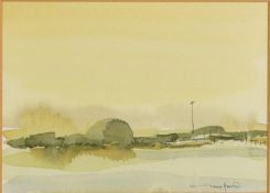 GERRY HALPIN (TWENTIETH/ TWENTY FIRST CENTURY) WATERCOLOUR Landscape Signed 4 ¾” x 6 ¼” (12cm x 15.