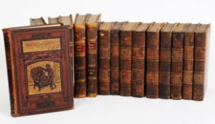 The Etterick Shepherd and William Motherwell - The Works of ROBERT BURNS, 5 vol, 1834-1836, bound in