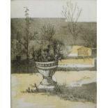 IOLA SPAFFORD (b.1930) ARTIST SIGNED LIMITED EDITION ETCHING WITH AQUATINT ‘Garden Chair’ (2/100) 11