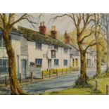 R H FAWKES (TWENTIETH CENTURY) WATERCOLOUR ‘Ye Olde Admiral Rodney, Prestbury’ Signed, titled and