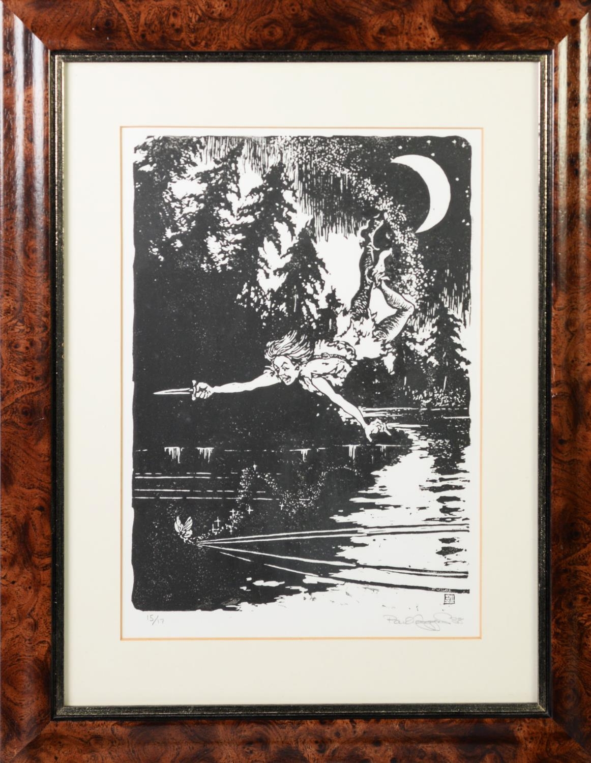 PAUL TAGGART (TWENTIETH/ TWENTY FIRST CENTURY) FOUR ARTIST SIGNED PRINTS Peter Pan (15/17) Two of - Image 2 of 8