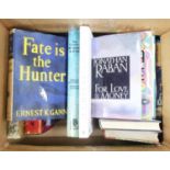 Ernest K Gann - Fate is the Hunter, pub Hodder and Stoughton 1961 1st Ed, dj. Ernest Hemingway -