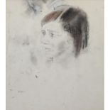 JOHN BOLD (1895-1979) PENCIL DRAWING Female head portrait Signed and dated (19)67 10” X 9” (25.4cm x