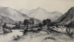 JOHN PARTINGTON? (LATE NINETEENTH/ EARLY TWENTIETH CENTURY) ARTIST SIGNED ETCHING ‘River Co(n)e,