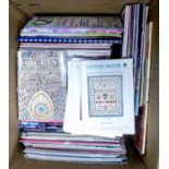 VERY LARGE SELECTION OF GLOSSY MAGAZINES AND PAPERBACK PUBLICATIONS RELATING TO PATCHWORK AND OTHE