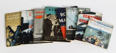 SEVEN, CIRCA 1940s BOOKLETS RELATING TO THE WAR AT SEA, PUBLISHED BY HIS MAJESTY'S STATIONERY
