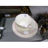 SHELLEY CHINA MABEL LUCIE ATTWELL DESIGNED NURSERY BREAKFAST SET, VIZ A TEA CUP, SAUCER, PLATE AND