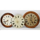 LINAKER & Co, MANCHESTER, LATE NINETEENTH CENTURY LIGHT OAK WALL CLOCK, the 14” Roman dial powered