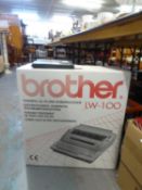 BROTHER WORD PROCESSOR, BOXED AND A MODERN WEATHER STATION (2)