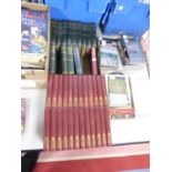BOOKS VARIOUS - 25 VOLUMES OF PUNCH LIBRARY AND 13 VOLS OF THACKERAY 'WORKS OF'