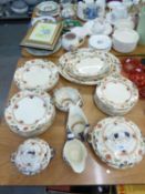 CORONA WARE 'LEIGHTON' DINNER WARES TO INCLUDE; GRADUATED MEAT PLATE, TUREEN AND COVER, VARIOUS