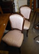 SET OF FOUR DINING CHAIRS [4]