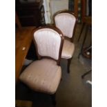 SET OF FOUR DINING CHAIRS [4]