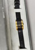 LADY'S RADO, FLORENCE, SWISS WRISTWATCH, ref 153, the narrow rectangular black dial with four