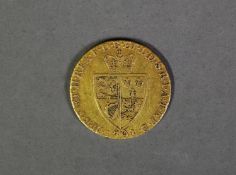GEORGE III 1791 GOLD GUINEA COIN, 8.3gms (VF)
