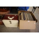 A LARGE QUANTITY OF MIXED GENRE RECORDS, LPs AND 78rpm RECORDINGS, CLASSICAL, BRASS, EASY LISTENING,