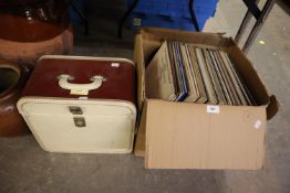 A LARGE QUANTITY OF MIXED GENRE RECORDS, LPs AND 78rpm RECORDINGS, CLASSICAL, BRASS, EASY LISTENING,