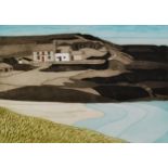 JOHN BRUNSDON (1933-2014) 'Porth Coleman' Limited edition colour lithograph signed , numbered and
