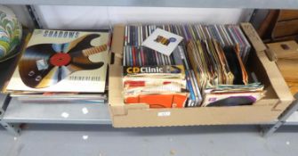 A SELECTION OF LPs AND 45s RECORDS AND A SELECTION OF CD's, TO INCLUDE; THE SHADOWS, THREE