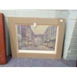 BOB RICHARDSON ARTIST SIGNED LIMITED EDITION COLOUR PRINT LOWER UNDRBANK, STOCKPORT (439/500)