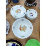 A 13 PIECE GERMAN (SCHUMANN) PORCELAIN PART SERVICE