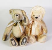 TWO DEANS RAG LIMITED EDITION MILLENNIUM TEDDY BEARS, Beth and Bertie, Nos 123/450 with