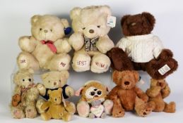 APPROXIMATELY THIRTY MODERN COLLECTOR'S TEDDY BEARS, MAINLY SPECIAL EDITIONS, including Ty, Russ,