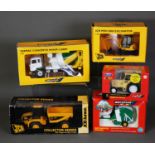 FIVE BRITAINS CIRCA 1990s AND LATER MINT AND BOXED COMMERCIAL AND FARMING VEHICLES, 1:32 scale, to