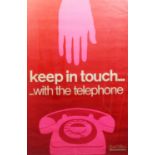 THREE ORIGINAL 1970’S ADVERTISING POSTERS ISSUED BY POST OFFICE TELECOMMUNICATIONS, ‘