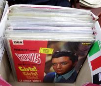 VINYL RECORDS. Elvis - Kissin Cousins, RCA, INTS 5108. Elvis- Blue Hawaii, RCA, INTS 5136. Elvis