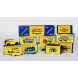 MINT AND BOXED MOKO LESNEY 'MATCHBOX NO.2 CAR TRANSPORTER (BLUE), Together with THREE OTHER MINT AND