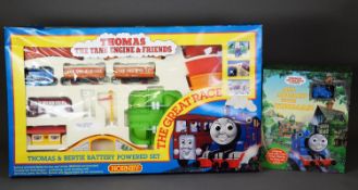 HORNBY BOXED THOMAS THE TANK ENGINE AND FRIENDS BATTERY POWERED THE GREAT RACE TRAIN SET, good,