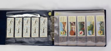 RING BINDER CONTAINING NINE SETS OF PRE-WAR TY-PHOO TEA CARDS including Wonder Cities of the World