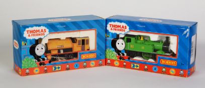 TWO HORNBY OO GAUGE MINT AND BOXED AS NEW THOMAS AND FRIENDS LOCOMOTIVES - Oliver and Bill, window