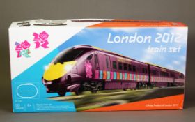 HORNBY OO GAUGE MINT AND BOXED AS NEW LIMITED EDITION LONDON 2012 TRAIN SET, the three piece