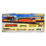 HORNBY OO GAUGE VIRTUALLY MINT AND BOXED TWIN TRAIN SET R346, includes Class 47 locomotive and Class