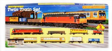 HORNBY OO GAUGE VIRTUALLY MINT AND BOXED TWIN TRAIN SET R346, includes Class 47 locomotive and Class