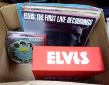 VINYL RECORDS. A selection of 10’ limited edition records from the ELVIS THE KING, 18 of the