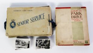 TWO SENIOR SERVICE ALBUMS WITH LARGER SIZE CARDS Haunts by the Sea, Sights of Britain; TWO LOOSE