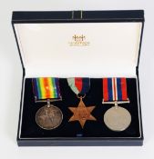 1914/18 WAR MEDAL WITH RIBBON awarded to 366 DVR A. McLean R.A., together with 1939/45 WAR MEDAL and