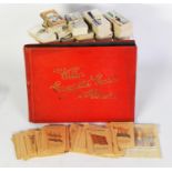 FOUR SETS OF OGDENS and WILLS'S each of 50 CIGARETTE CARDS in original ALBUM, in ADDITION NUMEROUS