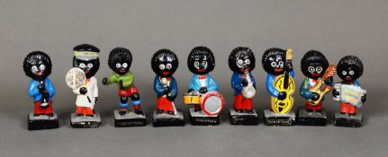 SEVENTEEN ROBERTSONS JAM PAINTED PLASTER BANDSMEN FIGURES including duplications; TWO OTHERS