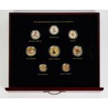 THE LONDON MINT OFFICE - THE EMBLEM SERIES DECIMALS OF ELIZABETH II, two trays, one of 9 coins,