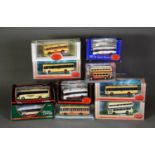 FIVE EXCLUSIVE FIRST EDITIONS (EFE) MINT AND BOXED DIE CAST MODEL COACHES and DITTO DOUBLEDECKER BUS