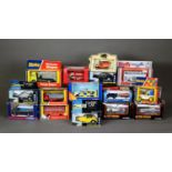 NINETEEN VARIOUS MINT AND BOXES DIE CAST VINTAGE AND OTHER VEHICLES, VARIOUS to include Dinky Toys